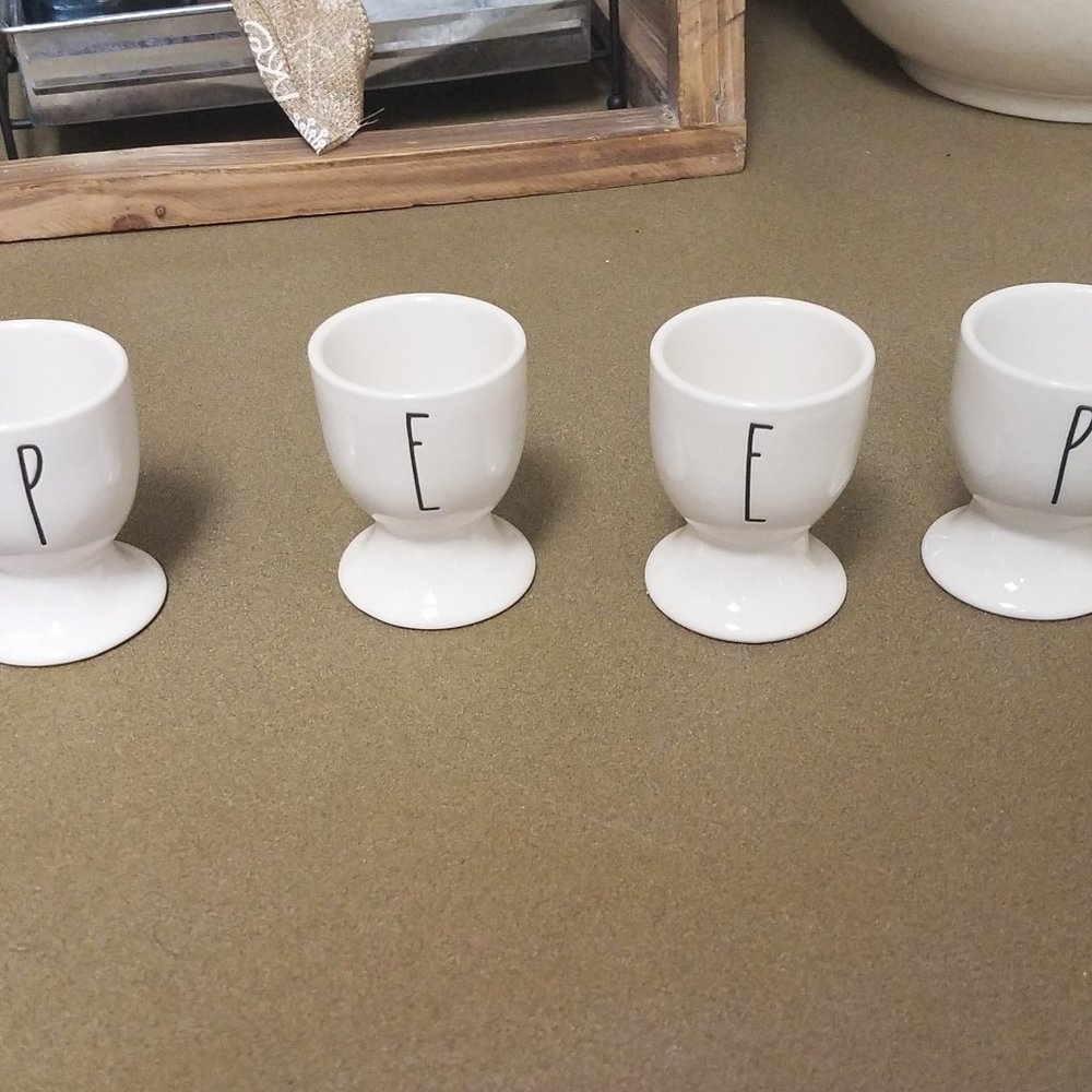 Rae Dunn peep egg cups
